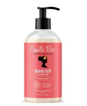 𝓒𝓪'𝓶𝓲𝓵𝓵𝓮 𝓡𝓸𝓼𝓮 Guava Slip Conditioner – Frizz Control & Moisture Boost Pump 12 Oz (Pack of 2)