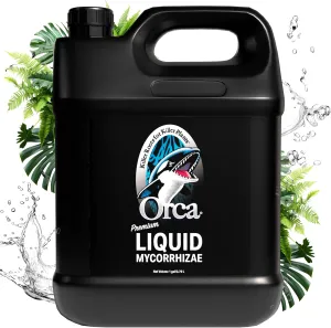 1 Gallon Orca Liquid Mycorrhizae for Plants - Mycorrhizal Fungi Root Stimulator and Booster - Enhance Plant Success with Microbes for Soil