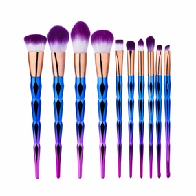 10 Foundation Brushes Makeup Brushes Six Dazzling Beauty Tools Foundation Brushes Set Makeup Brushes