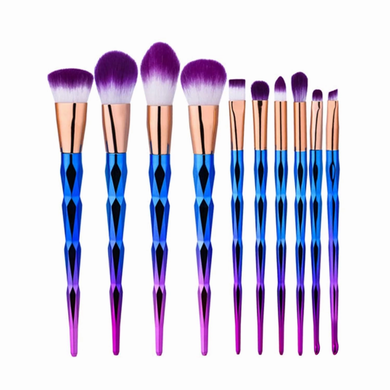 10 Foundation Brushes Makeup Brushes Six Dazzling Beauty Tools Foundation Brushes Set Makeup Brushes