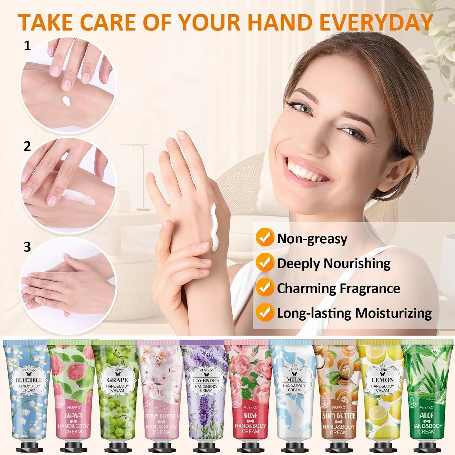 126 Pack Hand Cream Set for Women, Bulk Hand Lotion Travel Size for Dry Cracked Hands, Mini Hand Lotion for Bridal Shower Favors, Thank You Gifts, Employee Appreciation Gifts and Birthday Gifts