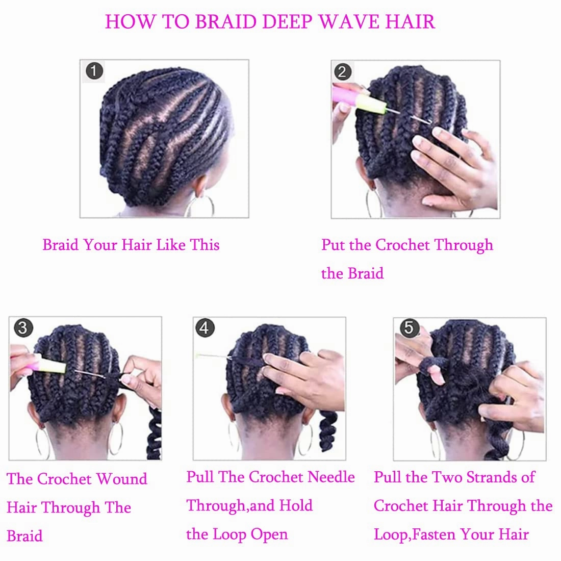 18 inch Ocean Wave Twist Crochet Hair Extensions - Curly Braiding Hair, 3 Packs Long Wavy Braids - Synthetic Crochet Braid Hair (Orange)