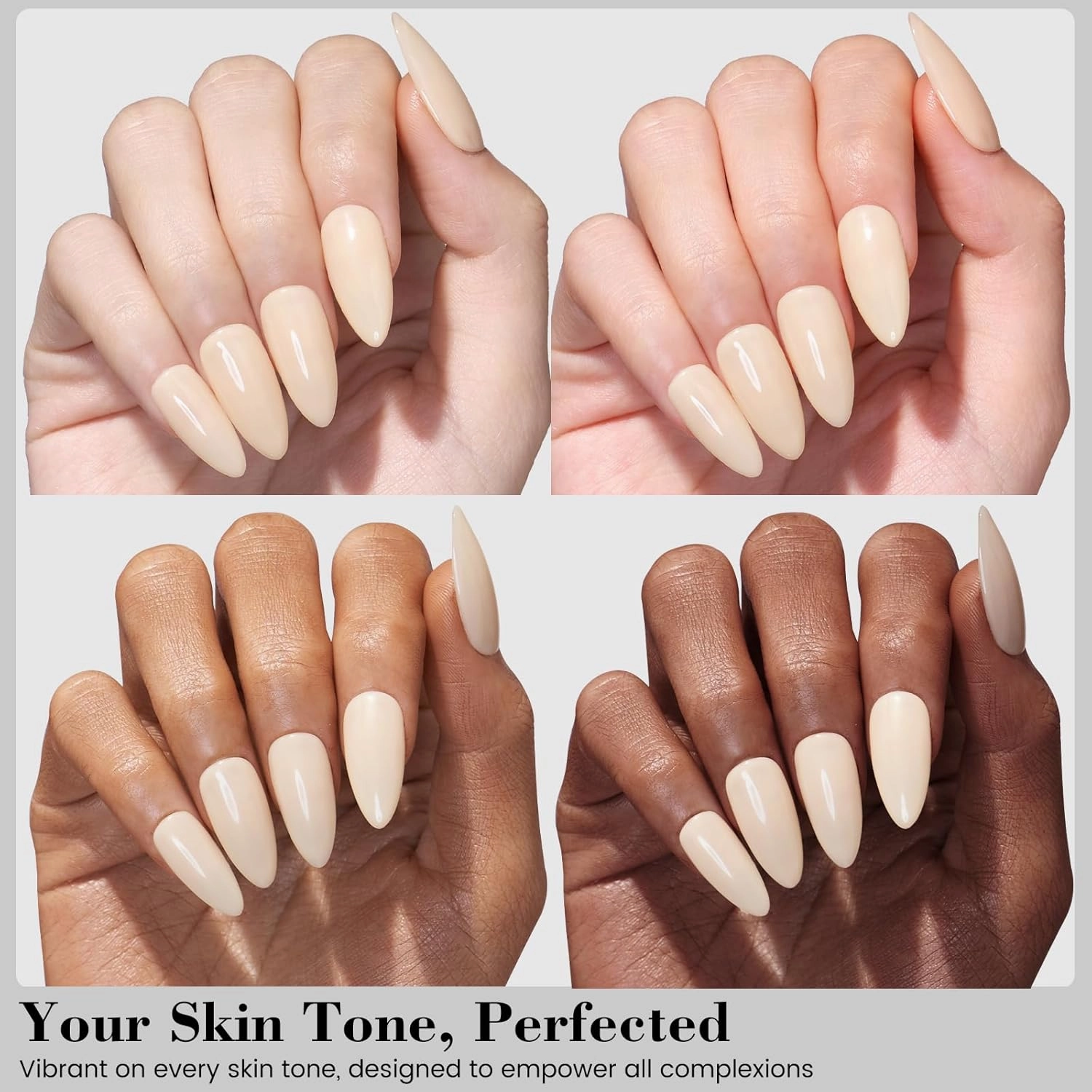 18ML Jelly Gel Nail Polish Set 6 Colors, HEMA-Free Milky White Clear Nude Pink Shades Soak Off Gel Polish Kit for Long-Lasting Nail Art, Translucent Gel Nail Kits For Home Salon & DIY