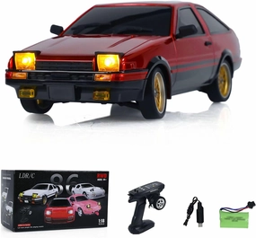 1/18 RC Drift Racing Car Rwd LDRC LD1801 Wireless Control Vehicle Gyroscope Light System Motor Servo ESC