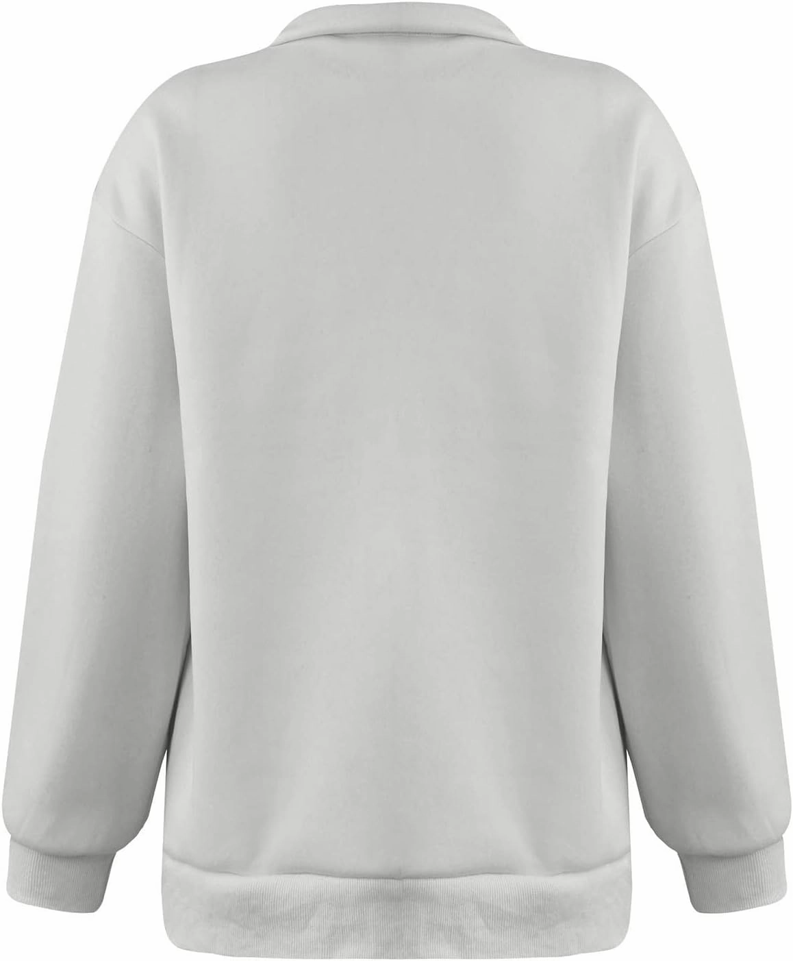 1/4 Zip Up Sweatshirts for Women Fall Fashion 2024 Long Sleeve V Neck Oversized Preppy Clothes Teen Gi