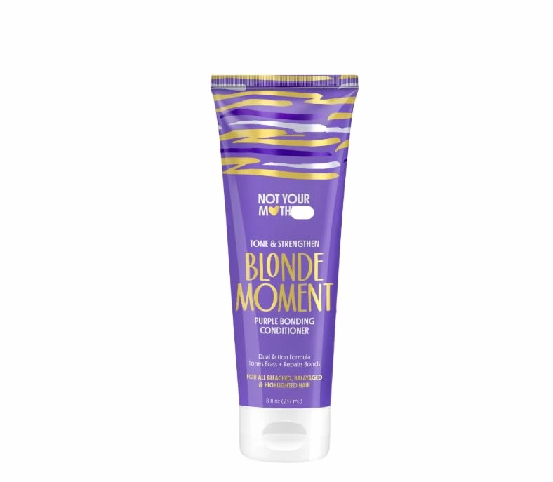 1 Pack - Blonde Moment Purple Bonding Conditioner for Light and Silver Hair Tones, 8 fl oz