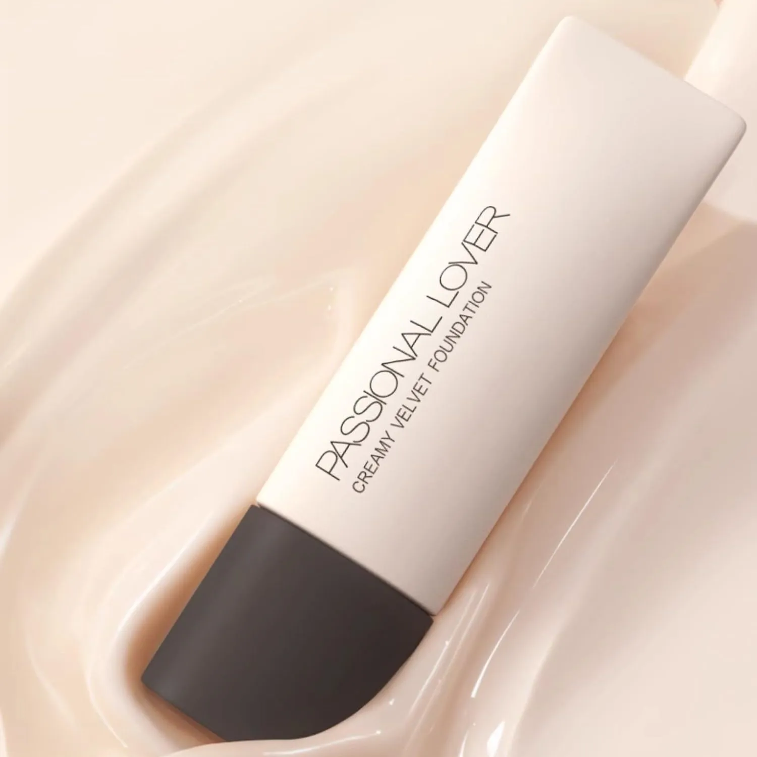 1PC PL Creamy Velvet Foundation Verion 1.0 / Version 2.0, Transparent/Full Coverage Foundation, Create Flawless Makeup Foundation For Dry & Dry Combination Skin (#03, 30g)