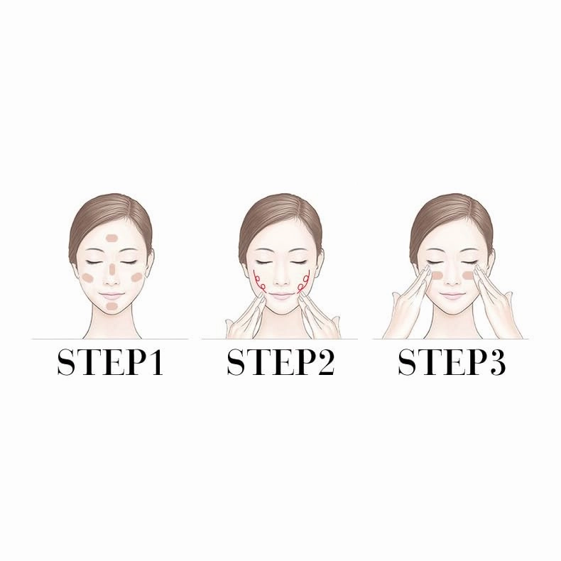 1PC Geoskincare Perfector BB Cream Foundation, Magic Touch Foundation, Burst Into Water Drop Foundation, 50g (3# Purple, 50g)