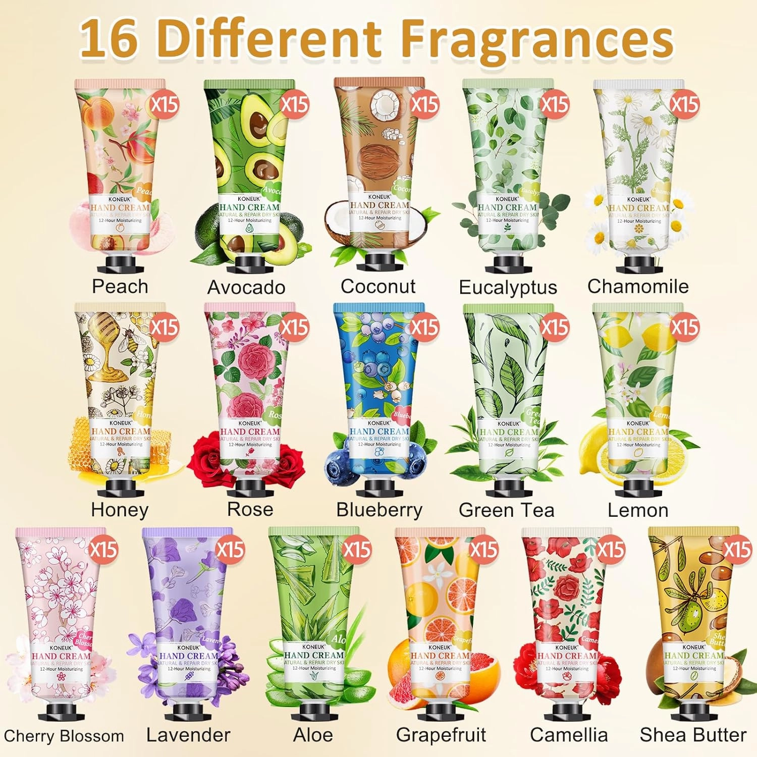 240 Pack Hand Cream Set For Women, Mom Gifts, Bridesmaid Gifts, Birthday Gifts, Small Gifts and Bridal Shower Gifts for Guests, Bulk Moisturizing Hand Lotion Travel Size for Dry Cracked Hands