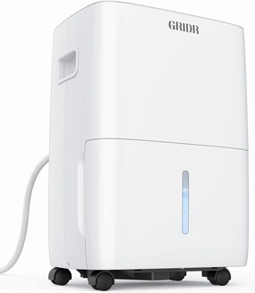 2500 Sq.Ft Energy Star Dehumidifiers for Home, Max 42 Pint/D (Standard 25Pint/D) Smart Dehumidifier with Drain Hose, 5.5L Water Tank, Intelligent Humidistat, for Bedroom, Bathroom, Basement
