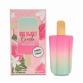 2PCS Rio Sweet Crush Pink Jasmine Eau de Parfum for Women - 100ml Floral & Fruity Perfume with Vanilla,Hibiscus and Musk Notes Long-Lasting Fragrance