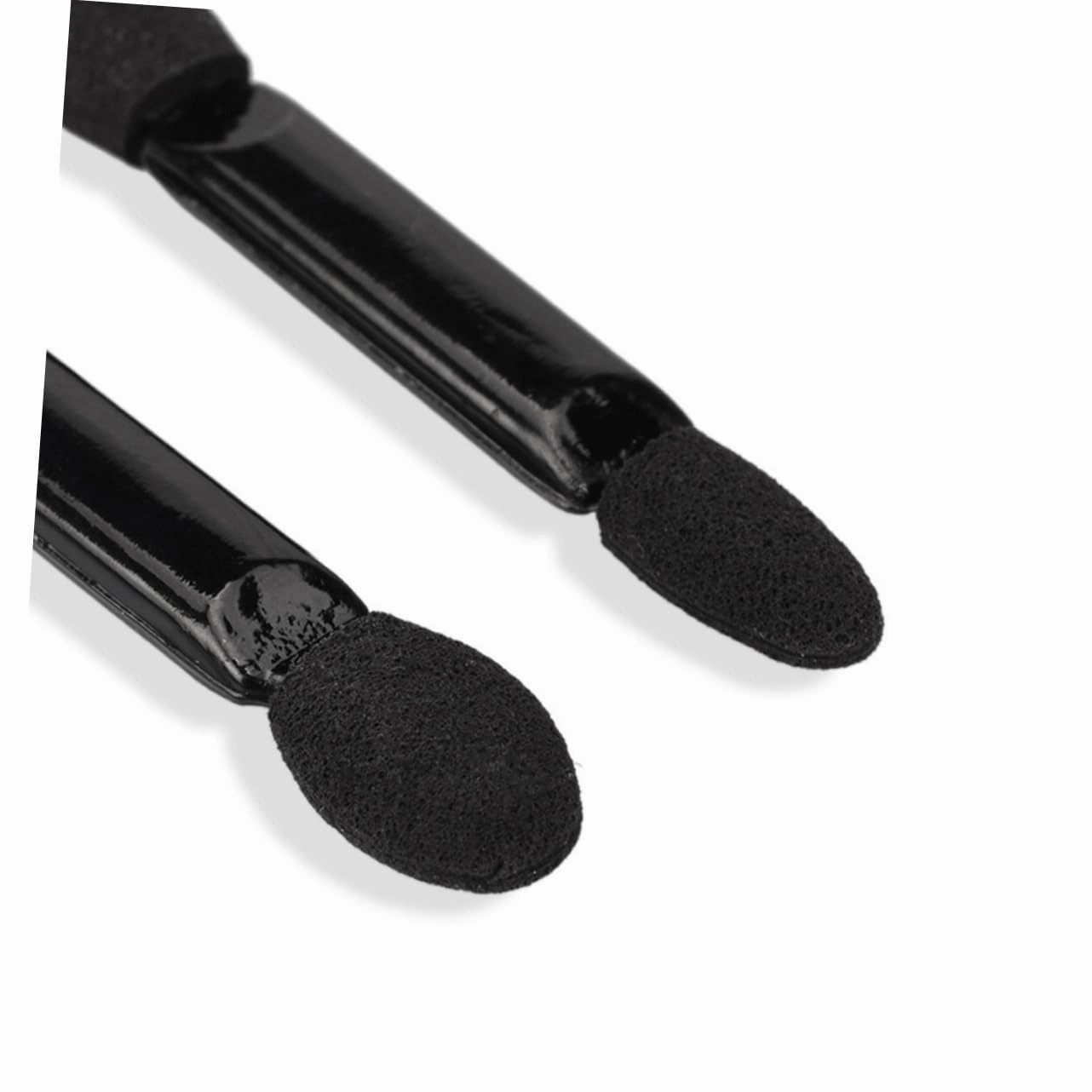 300pcs Black Double-ended Eyeshadow Brush Kit for Precision Makeup Application for Travel Parties Festivals and Daily Use Smooth Sponge Tips for Gentle Skin Touch