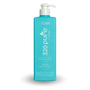 320Pure Moisture Lock Conditioner for Fine Hair, Keratin and Argan Oil Hydrating Hair Conditioner, Restore Thin, Dry, & Color-Treated 16oz