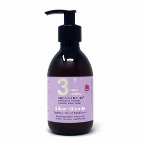 3'''More Inches Silver Blonde Conditioner - Color Correcting Purple Conditioner For Blonde Hair - Anti Brassy, Yellow Tones - Toning Violet Pigment - Sulphate Free - Hair Care by Michael Van Clarke