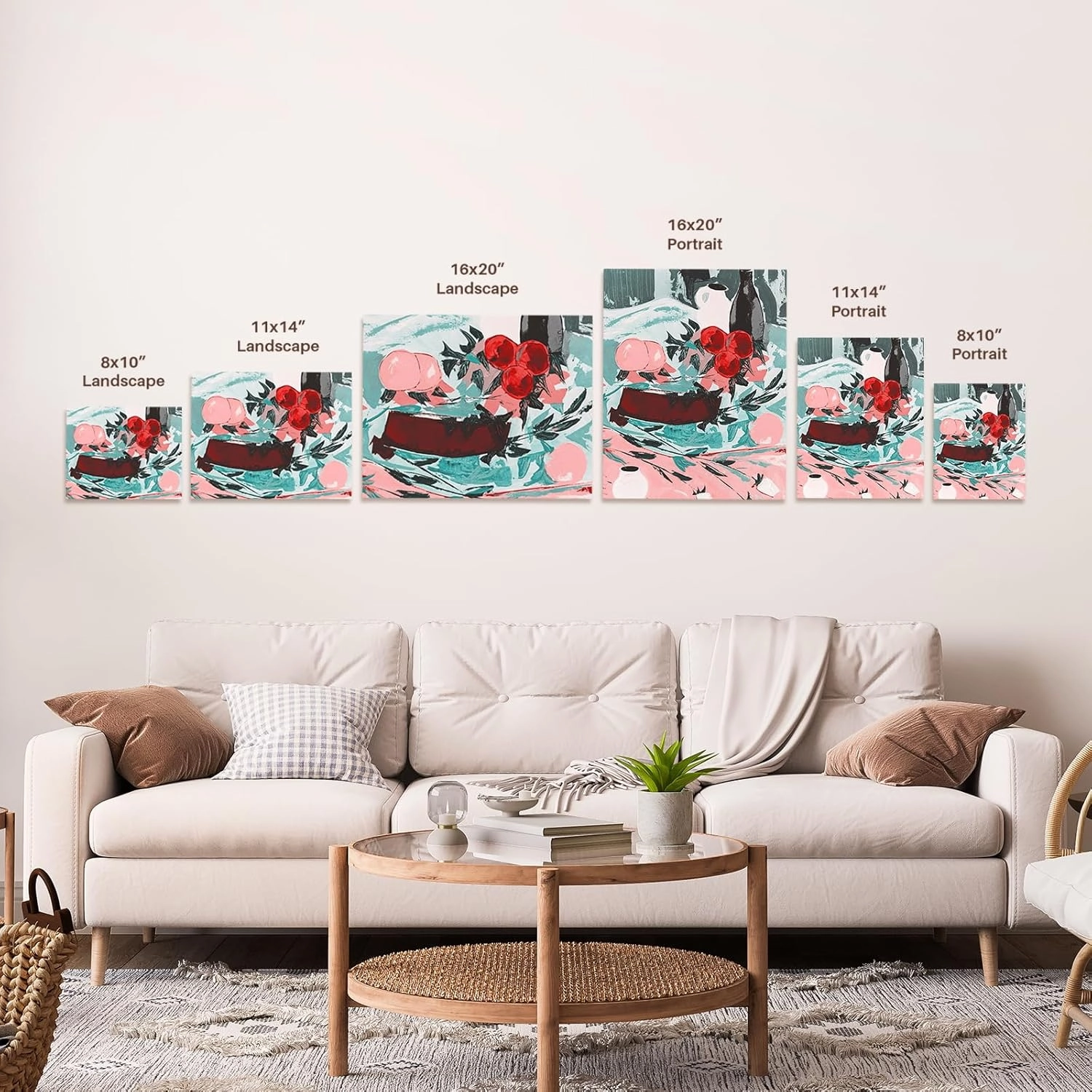 3dRose, Thank you in Laced Frame on Quilted Look, Peach Design, Museum Grade Canvas Wrap 8x10