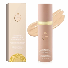 4 In 1 Color Changing Foundation, Medium Spectrum Foundation Makeup, Waterproof & Hydrating,Full Coverage & Long Lasting