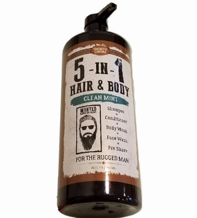 5-in-1 Total Body Care (Clean Mint) Hand Wash, Body, Hair, Face