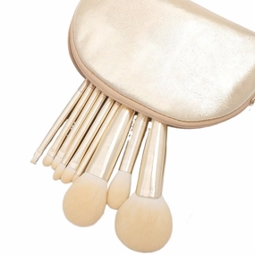 9-piece makeup brush set, full set of portable sets, brush eye shadow, brush powder, brush