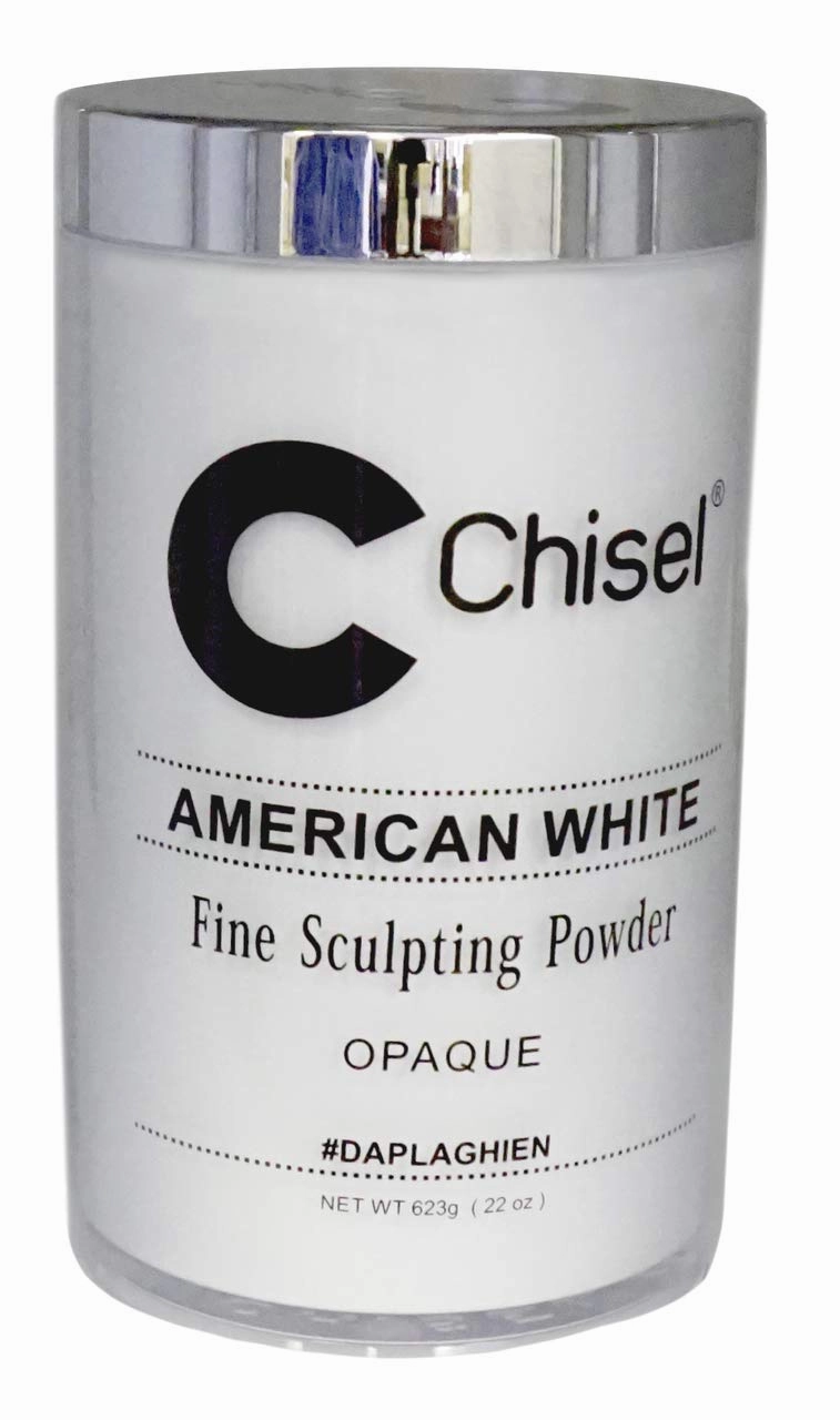 (Dap La Ghien) - 100% Pure Nail Sculpting Powder - Pink & White Collection - 22oz (AMERICAN WHITE)