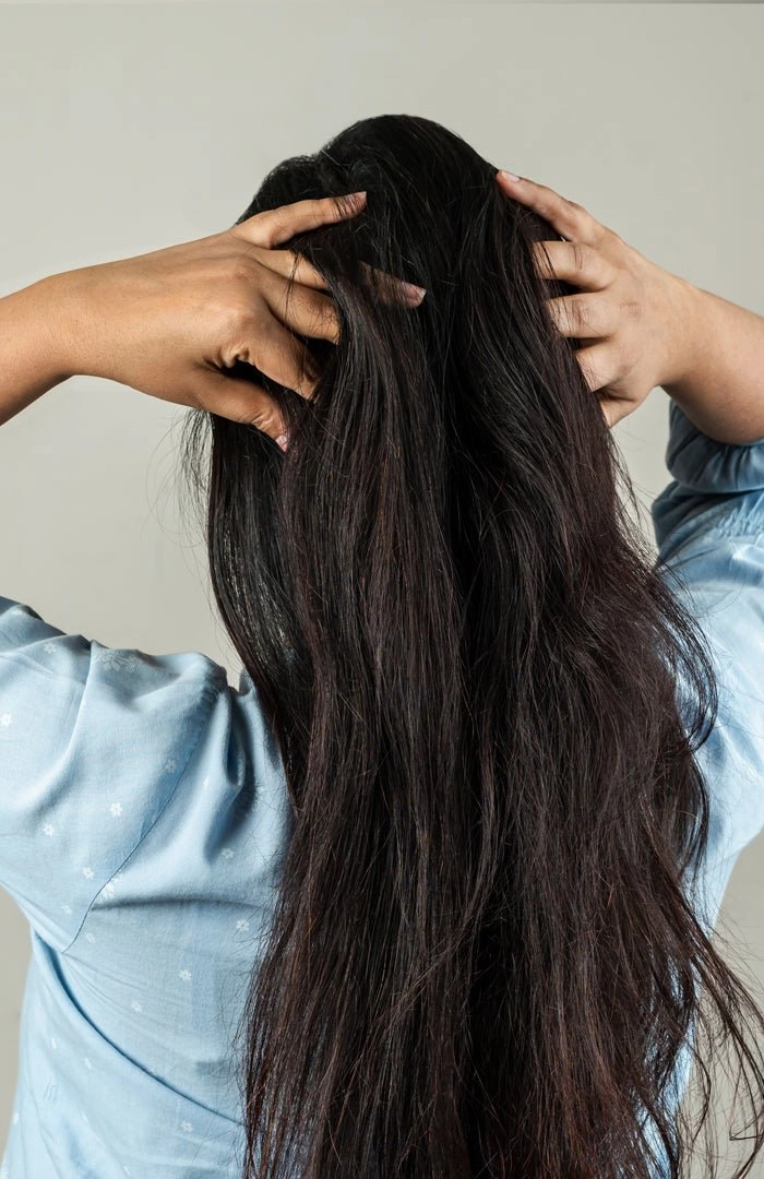 <strong>Almond Marula Post-Wash Hair Balm</strong> <br><i>Full Hair Coverage, LITE Effect</i>