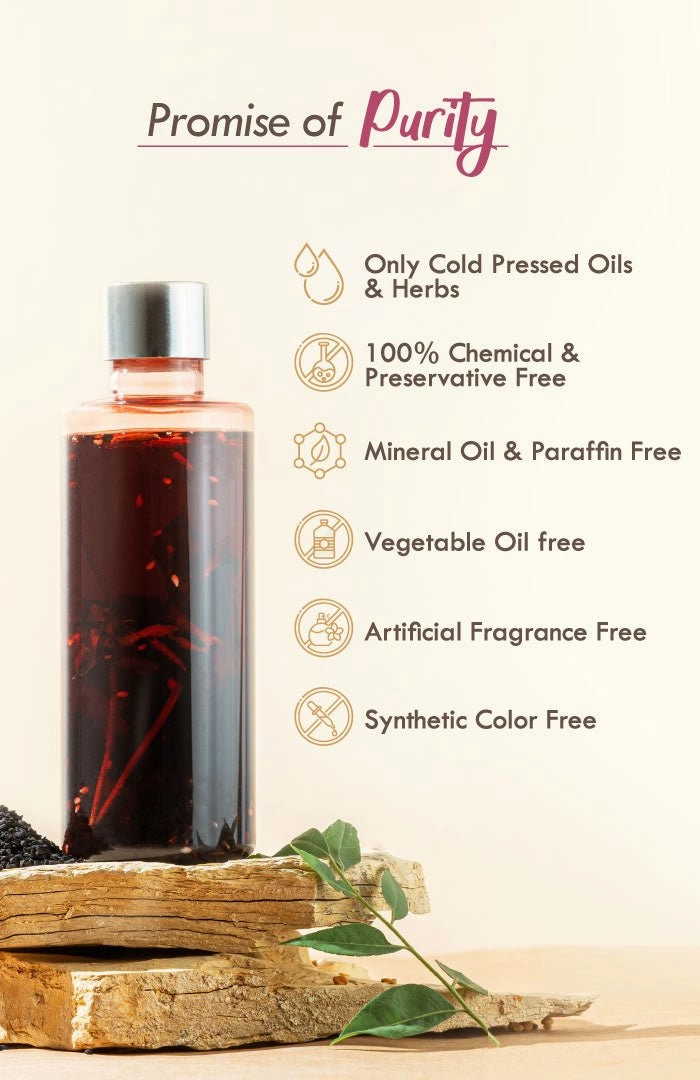 <strong>Curry Sesame Summer Hair Oil</strong> <br><i>Grey-Hair Control</i>