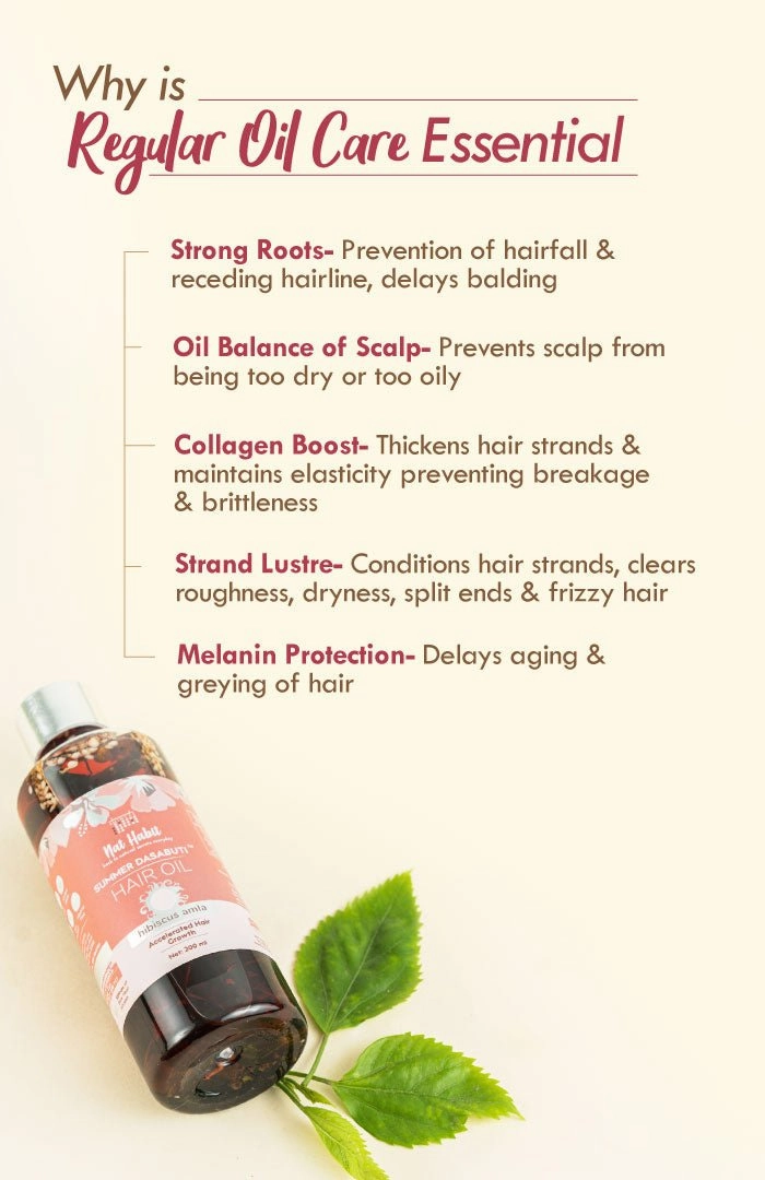 <strong>Hibiscus Amla Summer Hair Oil</strong> <br><i>Accelerated Hair Growth</i>