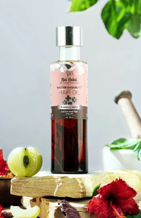 <strong>Hibiscus Amla Winter Hair Oil</strong> <br><i>Accelerated Hair Growth</i>