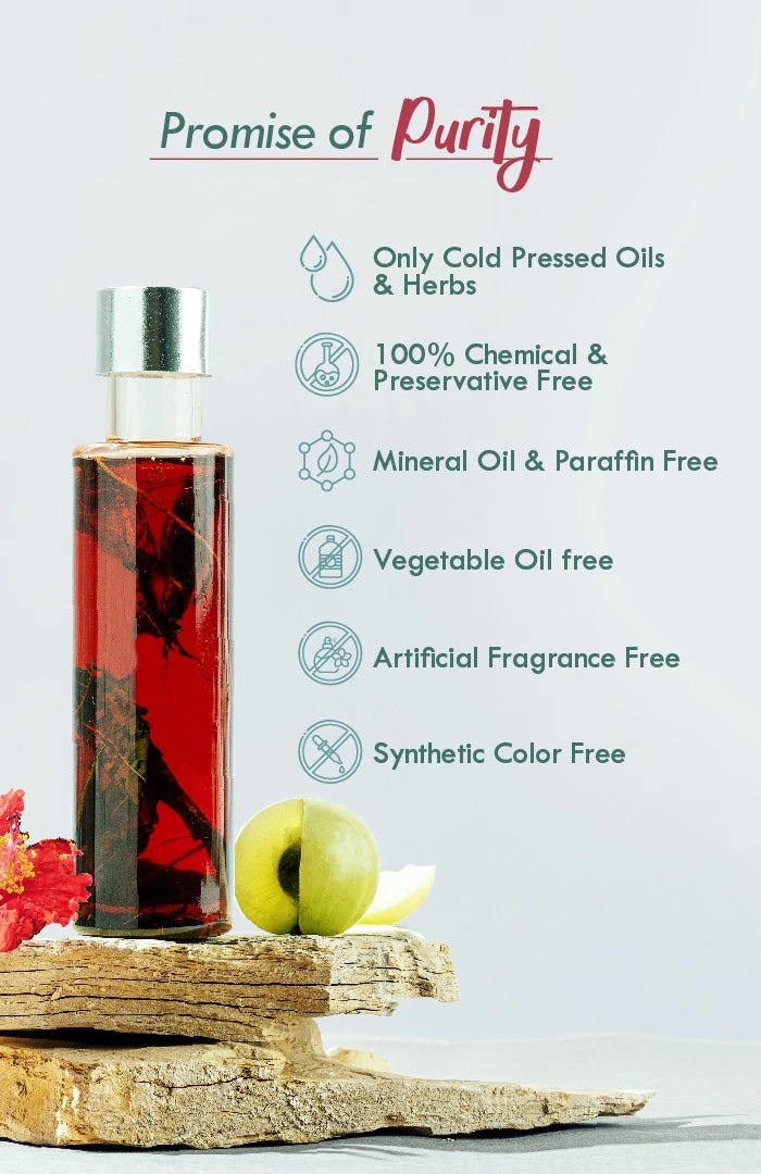 <strong>Hibiscus Amla Winter Hair Oil</strong> <br><i>Accelerated Hair Growth</i>