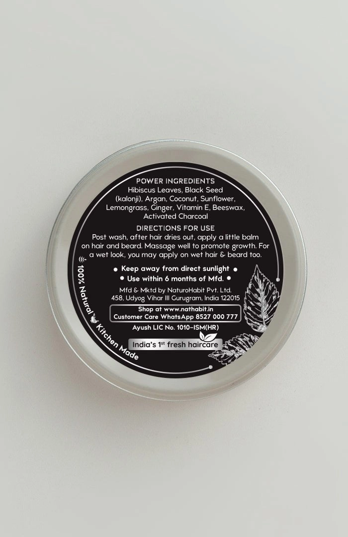 <strong>Hibiscus BlackSeed Post-Wash Balm</strong> <br><i>Hair & Beard Growth for MEN</i>