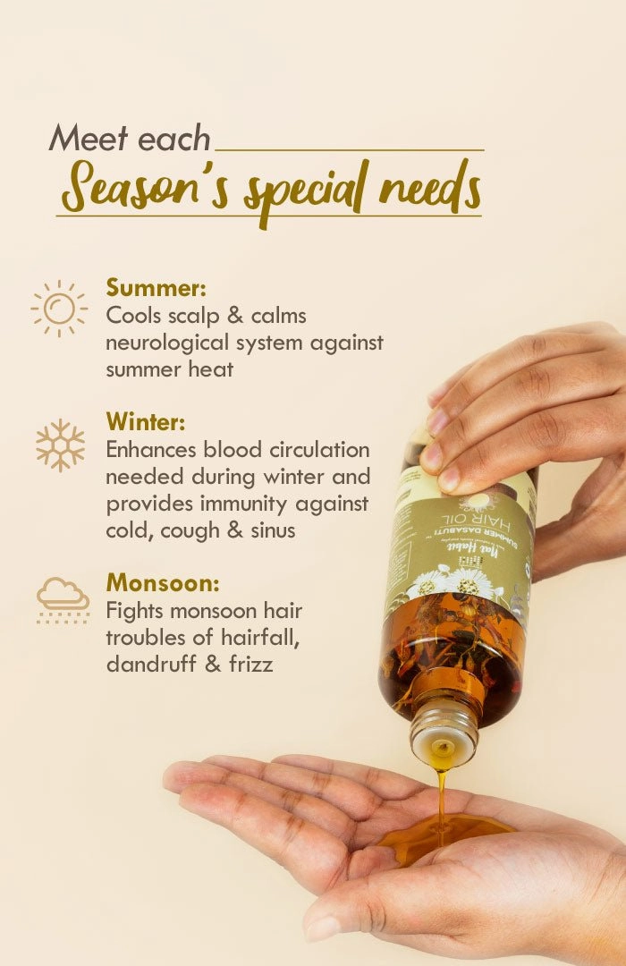 <strong>Neem Bhringraj Summer Hair Oil</strong> <br><i>Anti-Dandruff Blend</i>