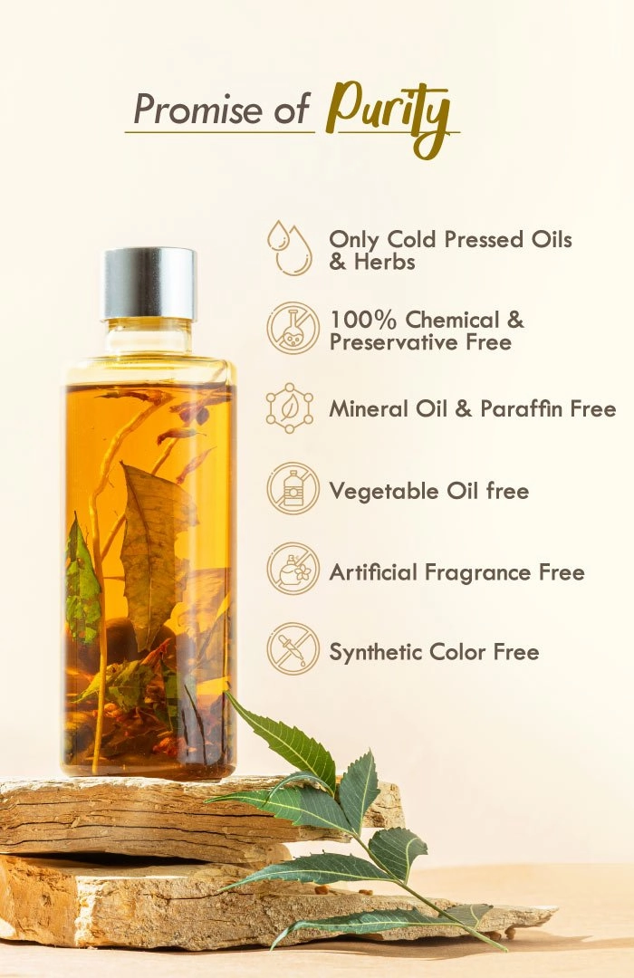 <strong>Neem Bhringraj Summer Hair Oil</strong> <br><i>Anti-Dandruff Blend</i>
