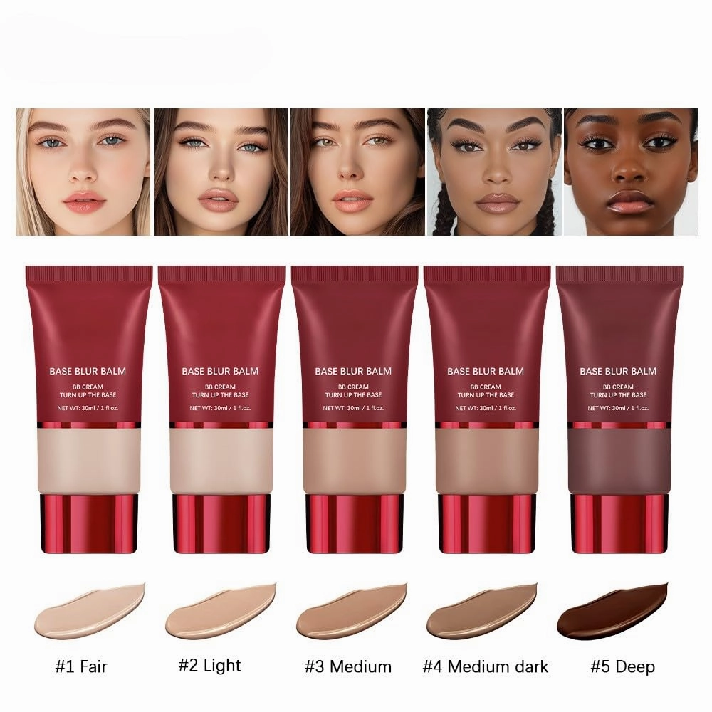 "Invisible Skin Filter" –Soft-Focus Matte Foundation & Lightweight, Breathable & Skin-Like Finish, Non-Caking, For Oily/Combination Skin (#5)