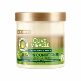 A'fricans Olive Oil Leave-In Conditioner, Hair Strengthening Treatment, Daily Moisturizing, 15 oz, 1 pack