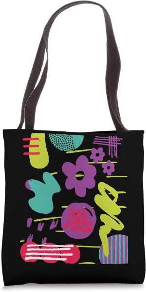 Abstract Art coloured Modern Painting, Teal Blue Tote Bag