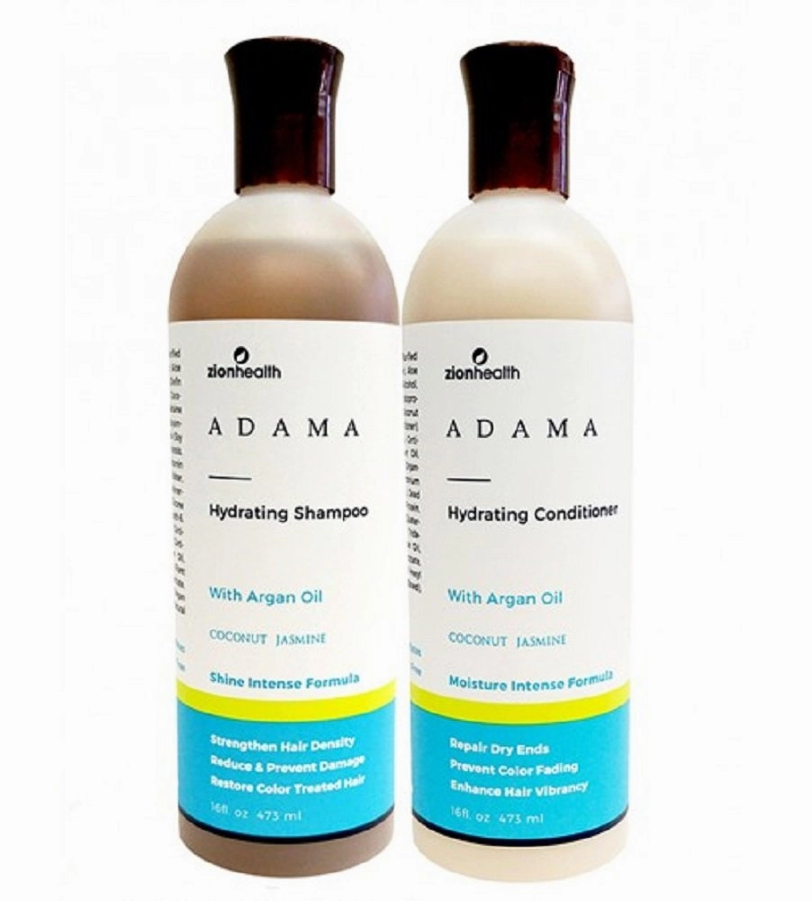 Adama Minerals Shampoo and Conditioner Set 16 oz (Hydrating Coconut Jasmine)