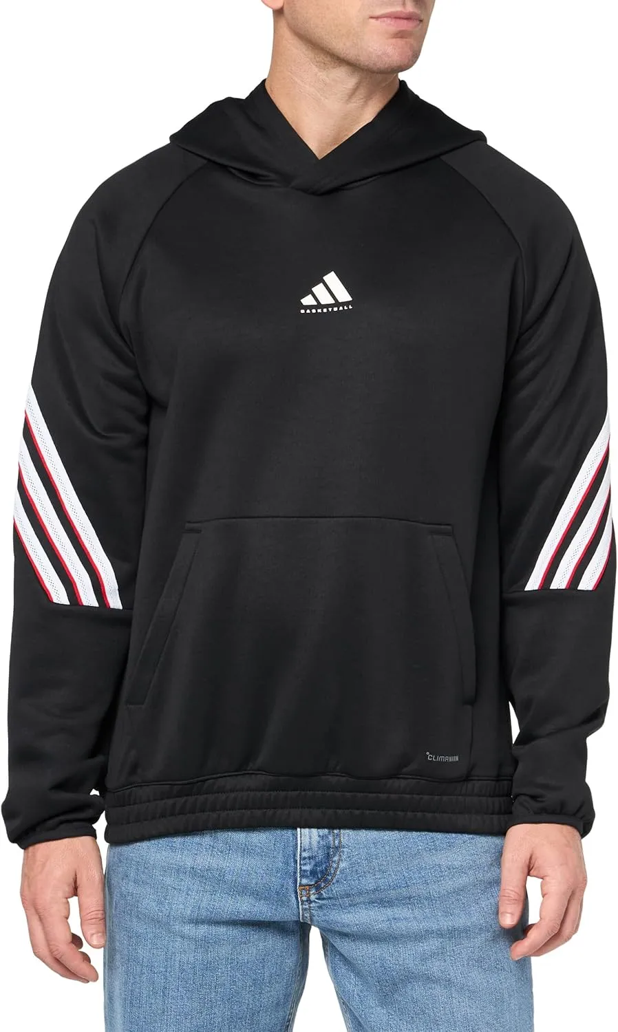 adidas Men's Select Foundation Fleece Basketball Hoodie