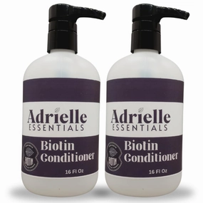 Adrielle Essentials Eucalyptus Wintermint Scented Biotin Hair Conditioner, 16 Oz (2 Pack)