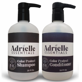 Adrielle Essentials Grape Candy Scented Color Protect Hair Shampoo and Conditioner Set, 16 Oz Shampoo - 16 Oz Conditioner