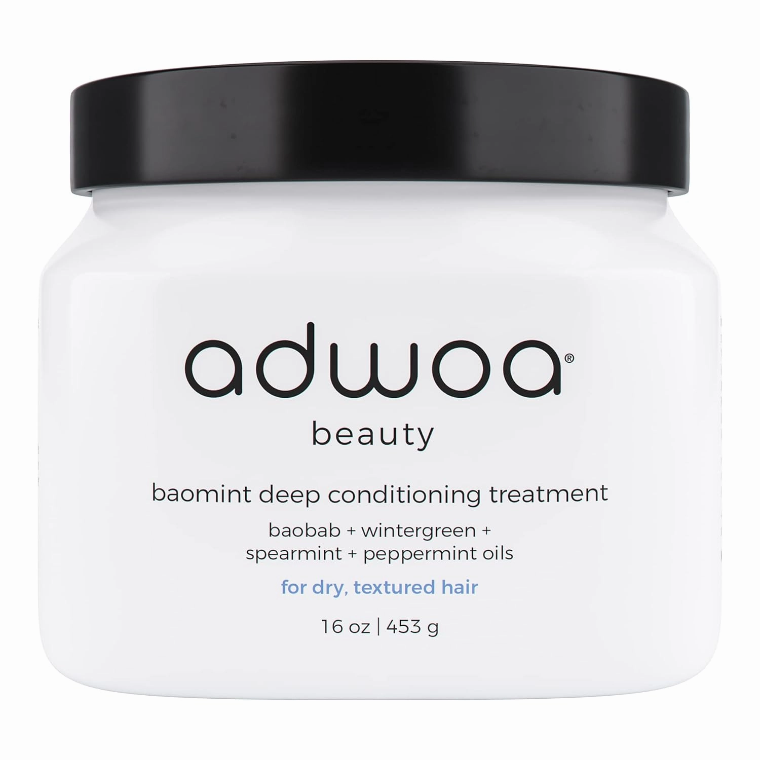 adwoa beauty Baomint™ Deep Conditioner for Curly Hair | Strengthens, Hydrates   Supports Growth | For Kinky, Coily   Curly Hair | 16 oz