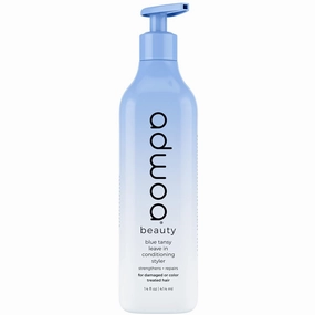 adwoa beauty Blue Tansy Leave In Conditioner With Bamboo, Hydrolyzed Quinoa and Horsetail Extracts Help To Strengthen, Support Growth ​And Length Retention For Coily and Curly Hair - 14 oz.