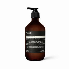 Aesop Classic Conditioner | Lightly Nourish, Soften, Shine, Hydrate, Disentangle Hair | Bergamot Mint, Cedarwood Bark, Lavender Stem | 16.9 oz / 500mL
