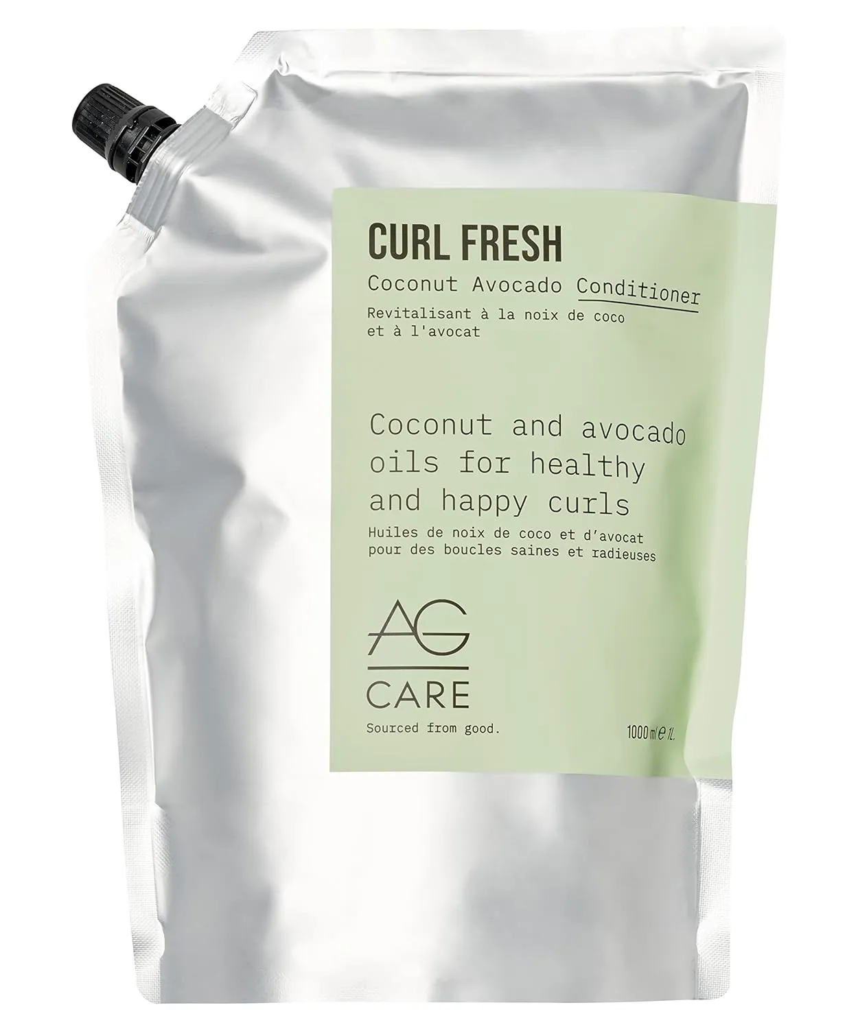 AG Care Curl Fresh Coconut Avocado Conditioner, 33.8 Fl Oz
