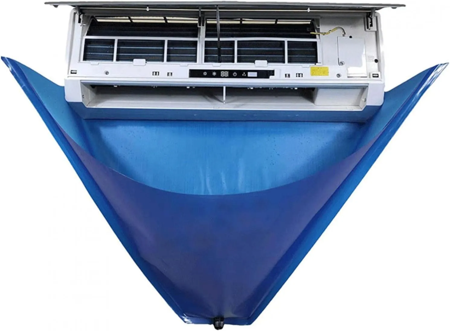 Air Conditioner Cleaning Cover Kit, Waterproof Wall Mounted Split Air Conditioner Dust Washing Clean Cover with 2.4mWater Pipe - Mini Split Clean Bag for Household 1~1.5P(size:135x60cm)