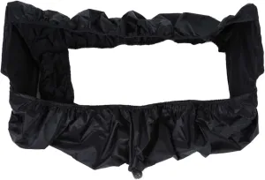 Air Conditioner Cover, Black Waterproof Cover Dust Clean Protector Bag Mini Split Bag Washing Protector Water Pipes