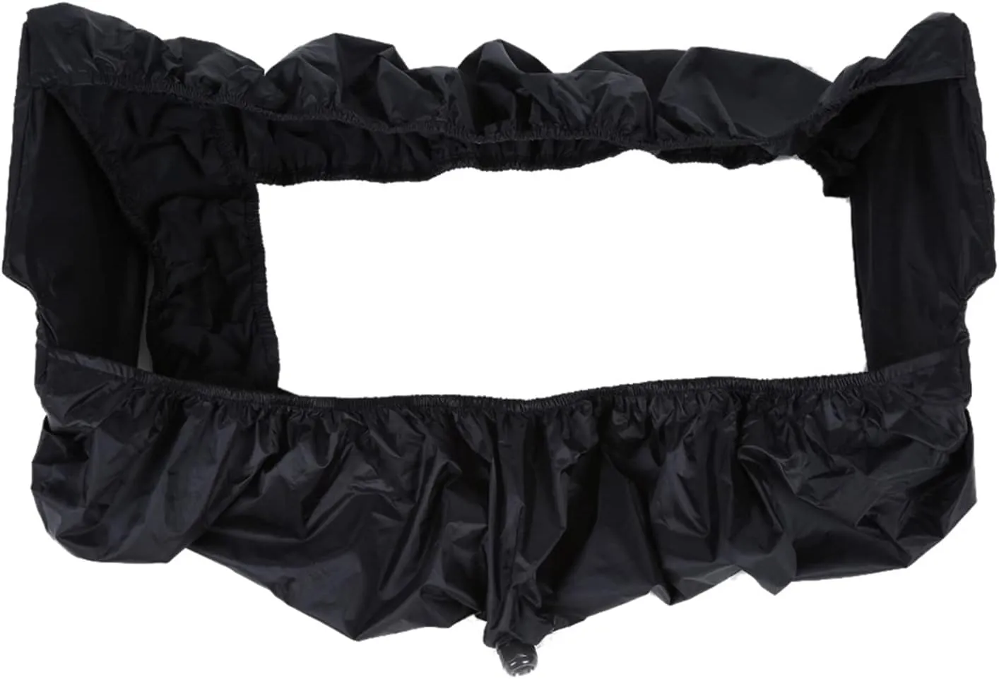 Air Conditioner Cover, Black Waterproof Cover Dust Clean Protector Bag Mini Split Bag Washing Protector Water Pipes