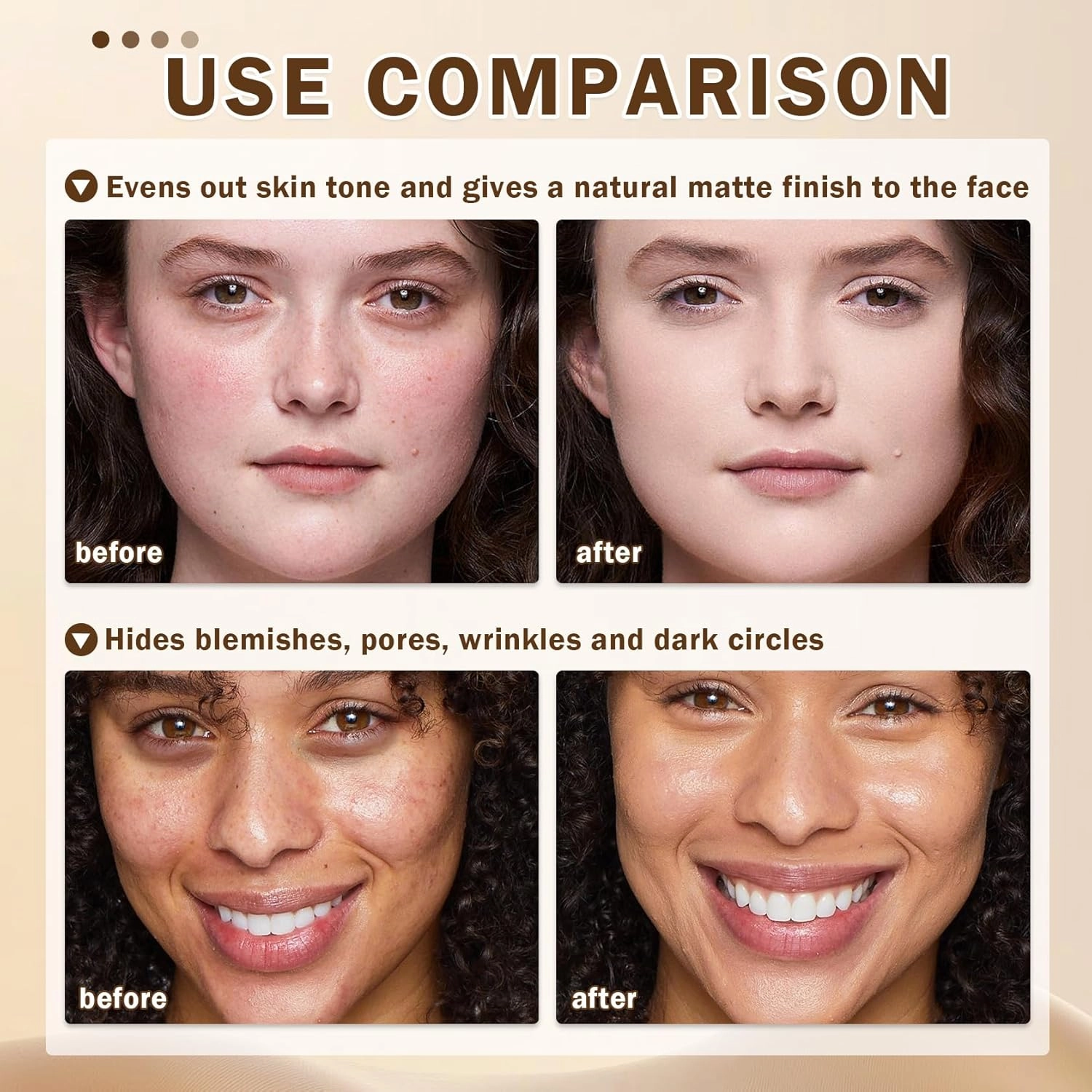 AIUEO Airbrush Foundation Makeup Spray Airbrush Spray Makeup Primer,Full Coverage Air Brush Foundation for Radiant Finish-02 Beige