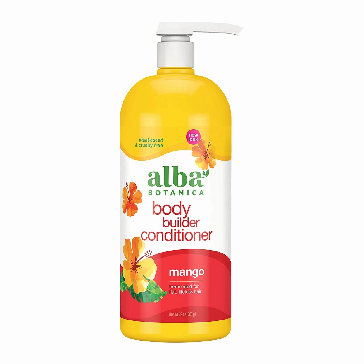 Alba Botanica Body Builder Conditioner, Mango, 32 Oz