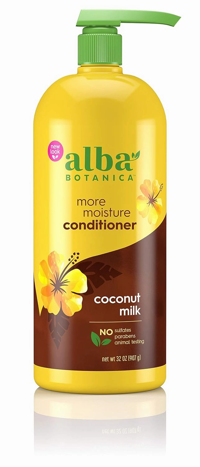 Alba Botanica Conditioner, More Moisture Coconut Milk, 32 oz. (Packaging May Vary)