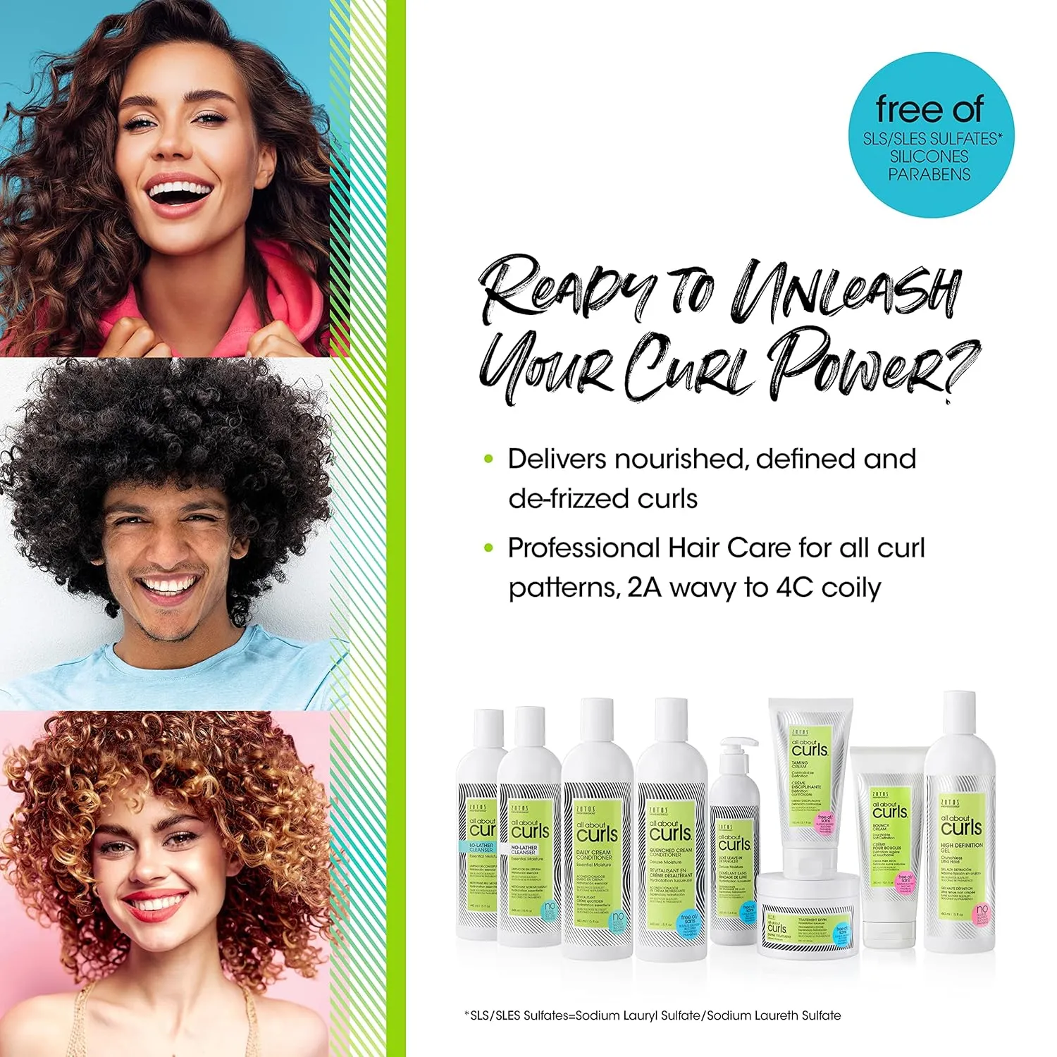 ALL ABOUT CURLS Daily Cream Conditioner | For Curly Hair | Essential Moisture | Strengthens & Softens | 3X Resistance to Breaking | Cruelty Free | Sulfate & Paraben Free