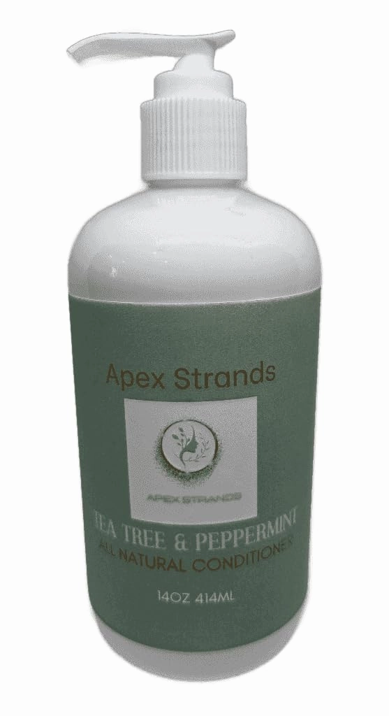 All-Natural Tea Tree & Peppermint Conditioner All-Natural Tea, Fights Dandruff and Dry Scalp, Scalp Soothing, Clarifying for Buildup and Flakes, Refresh and Stimulate Your Scalp
